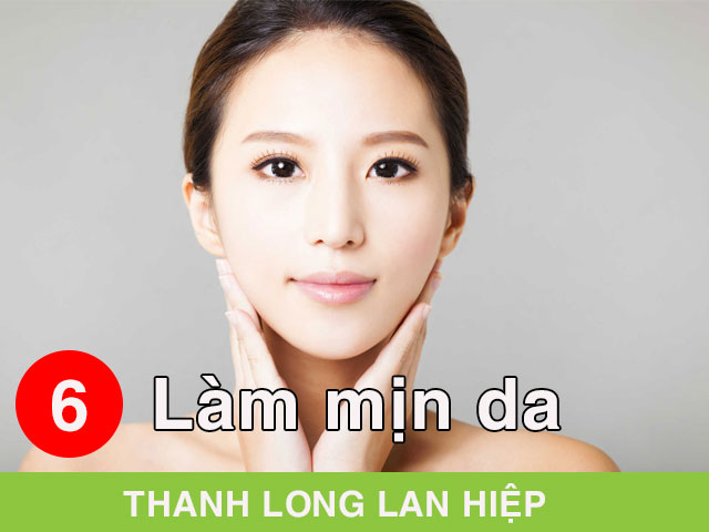 Thanh Long giúp làm mịn da